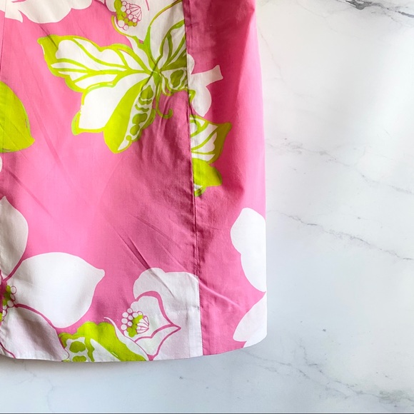 Lilly Pulitzer Franco Strapless Dress She’s A Piston Floral 80942 - Picture 2 of 8